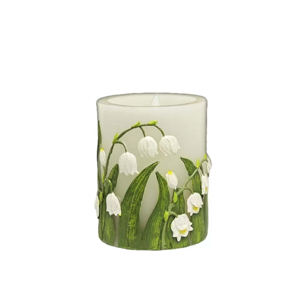 Lily-of-the-Valley LED Candle