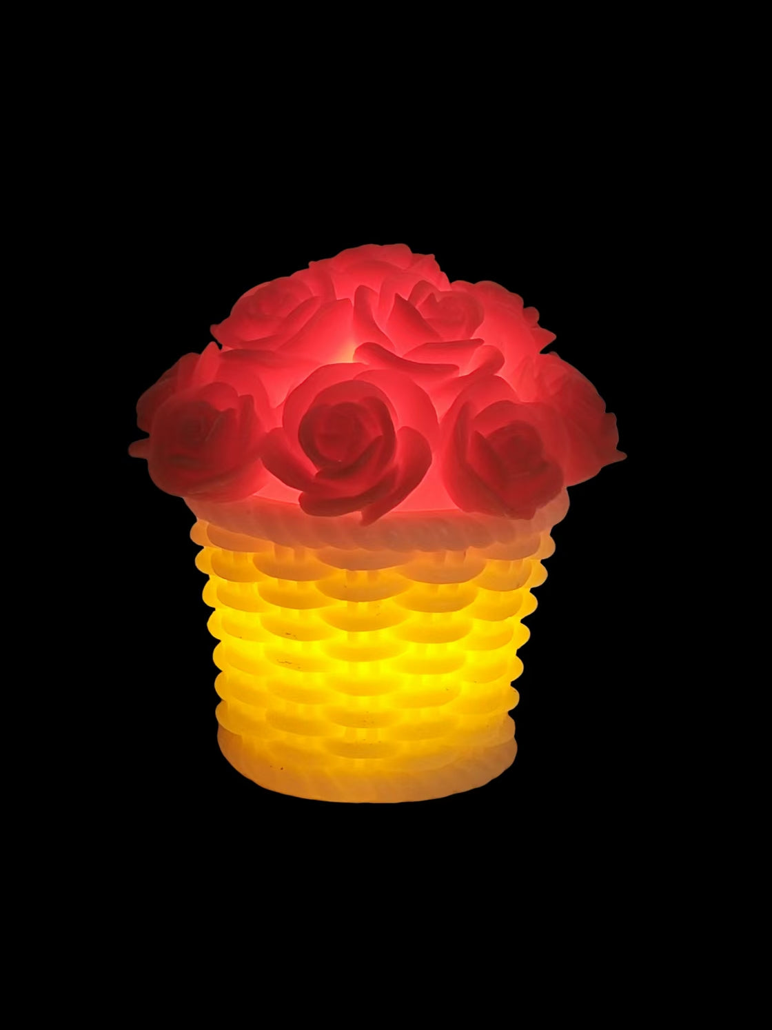 1pc LED Rose Flower Box Handmade LED Candle Lamp – Eco-Friendly & Safe for Kids