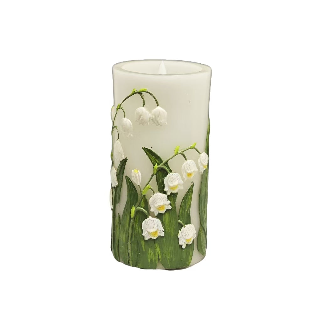 Lily-of-the-Valley LED Candle