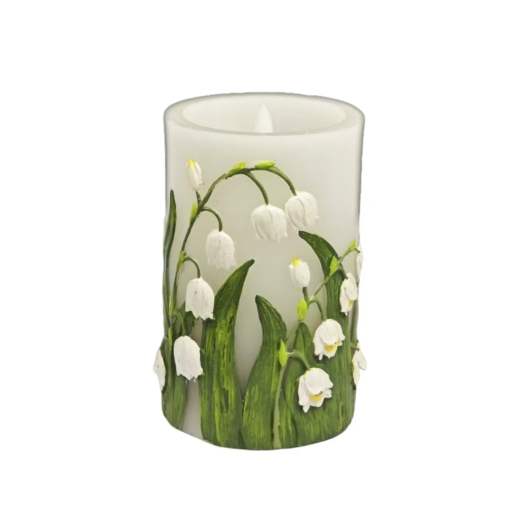 Lily-of-the-Valley LED Candle