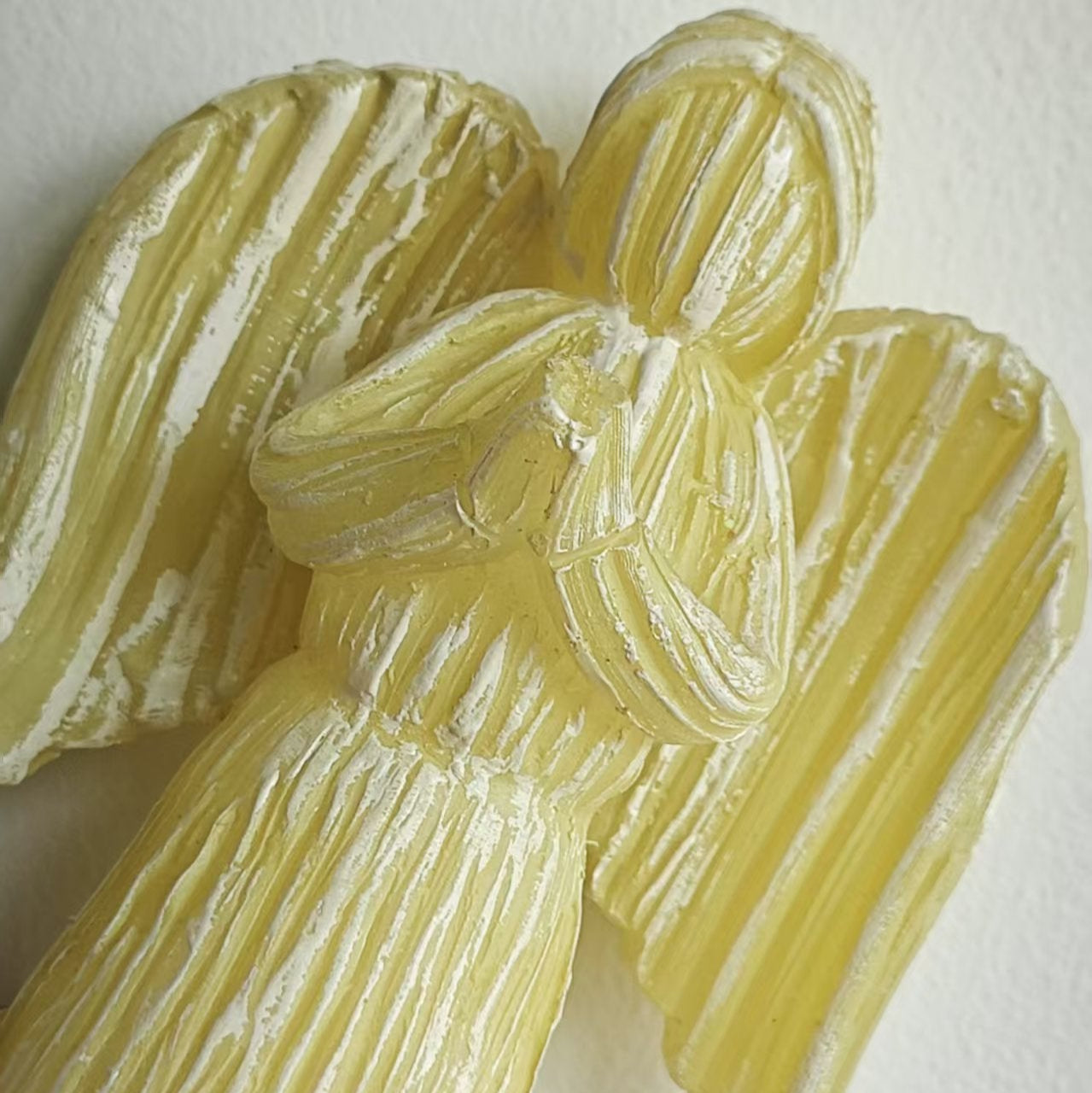 Elegant Wax Angel LED Candle – Warm Ambient Glow, Premium Home Decor Accent