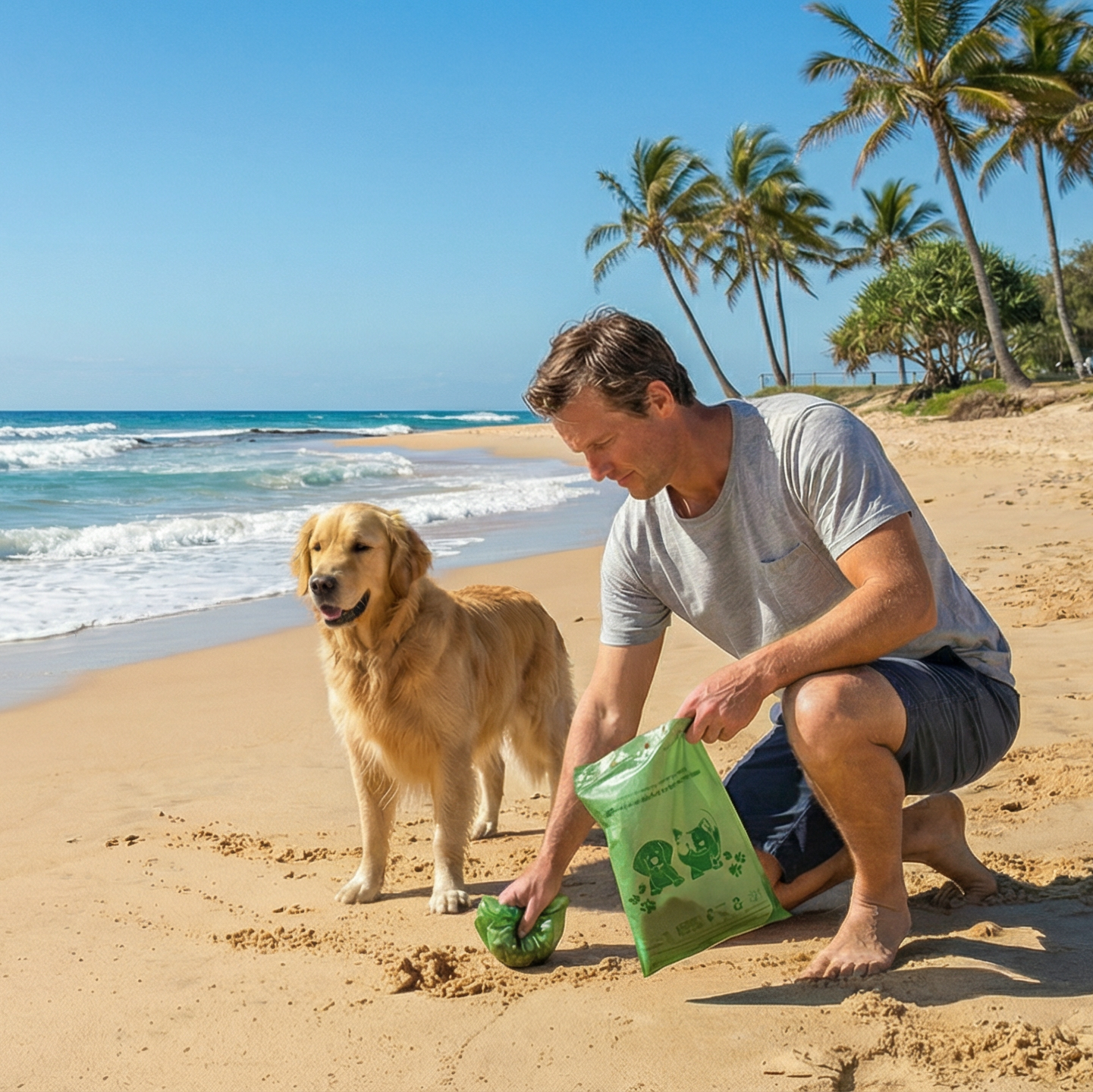 Compostable Pet Waste Bags - BPA-Free, AU Council Approved, Leak-Proof for Dogs & Cats
